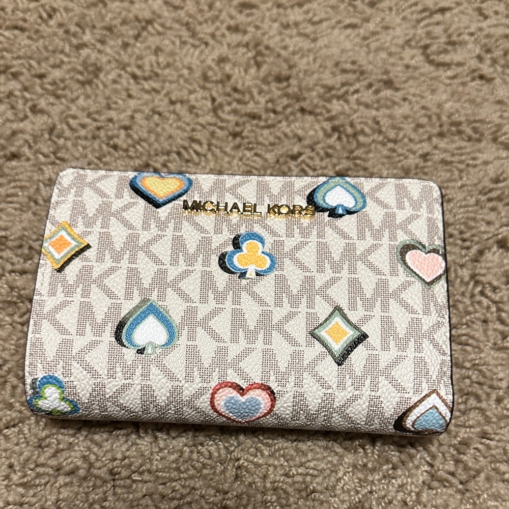 Michael Kors Multicolor Patterned cream colored W… - image 1
